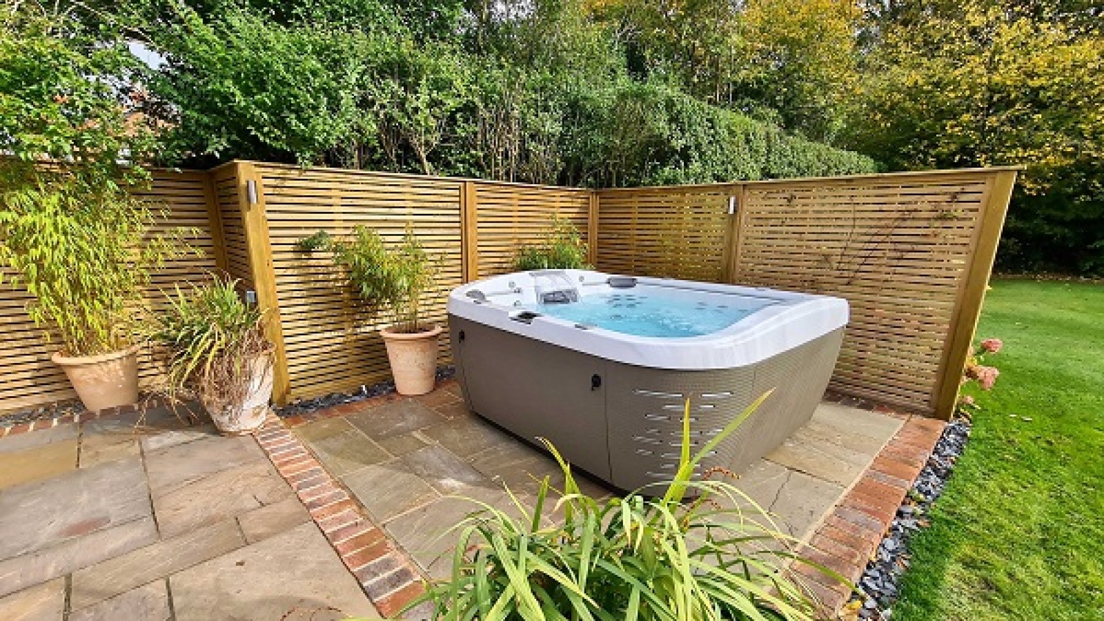 build your own hot tub in garden
