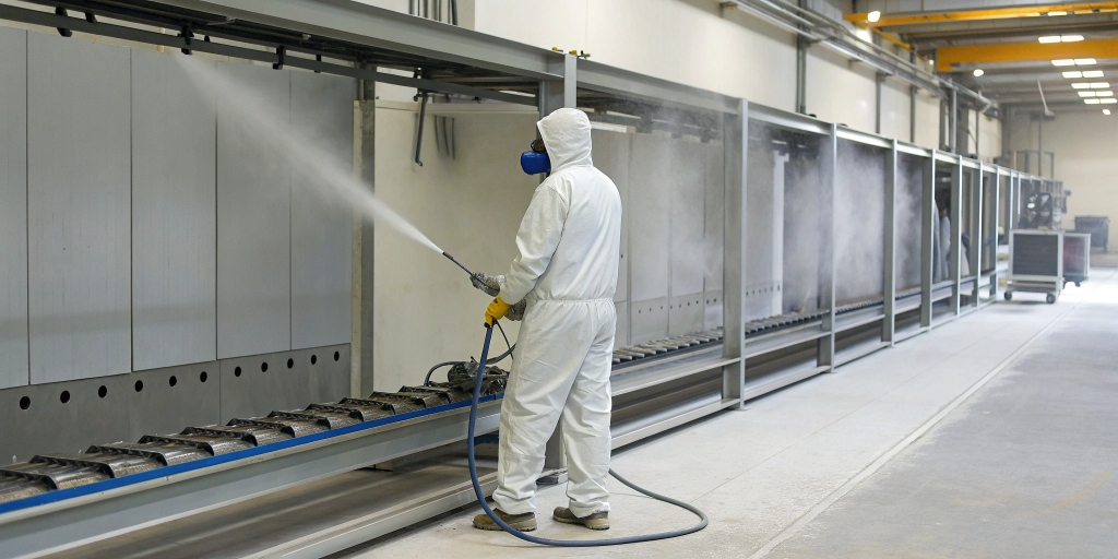 Burn-off Oven for Powder Hooks and Rack Cleaning